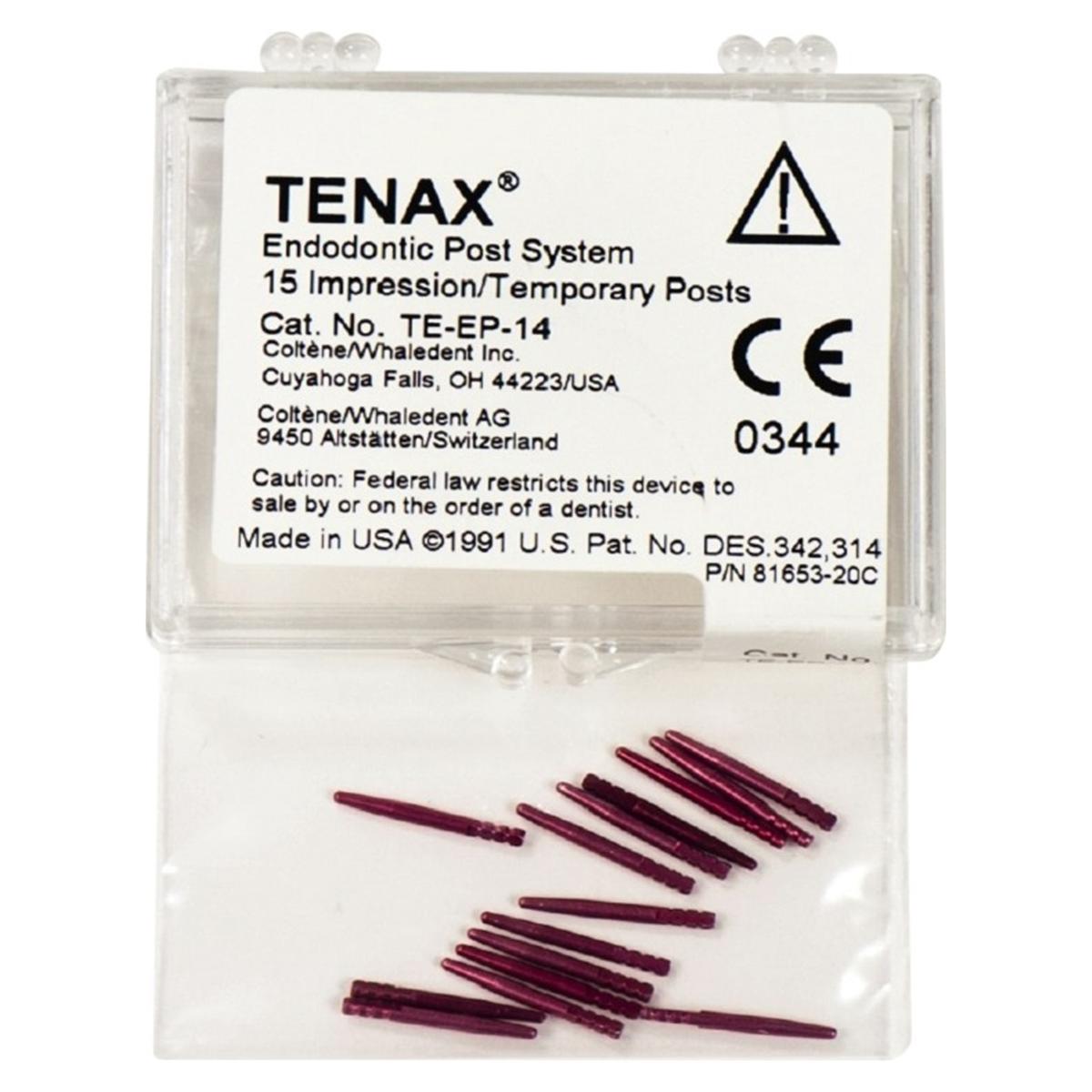 Tenax Afdrukstiften - Te-EP-14 rood, ø 1,4 mm -
