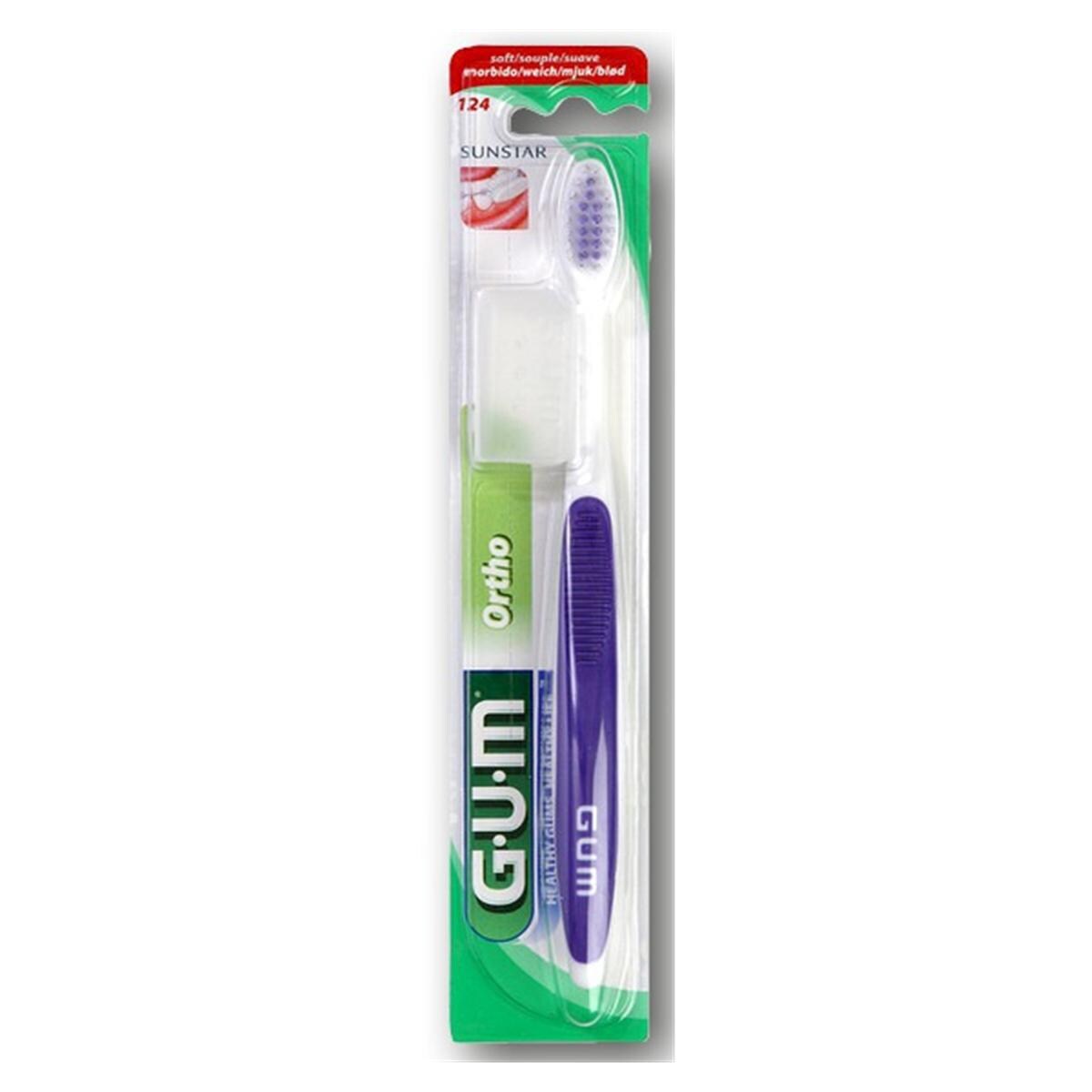 GUM Tandenborstels - Orthodontische borstel, 4-row 96 stuks