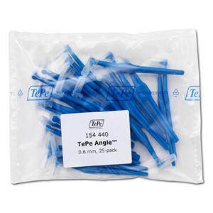 Angle Interdentale Ragers - navulling - Blauw,  0,6 mm, 25 stuks