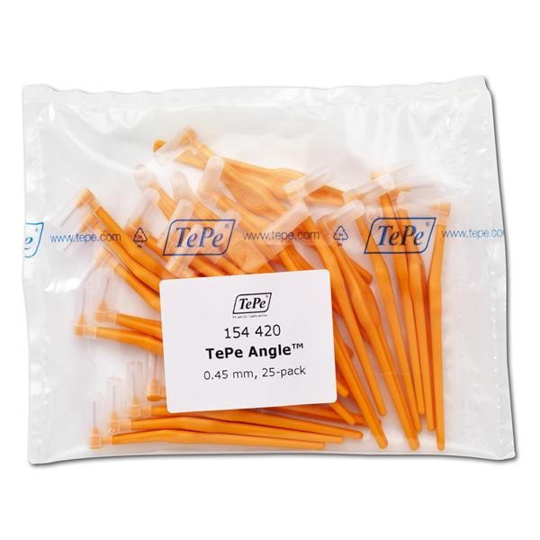Angle Interdentale Ragers - navulling - Oranje,  0,45 mm, 25 stuks