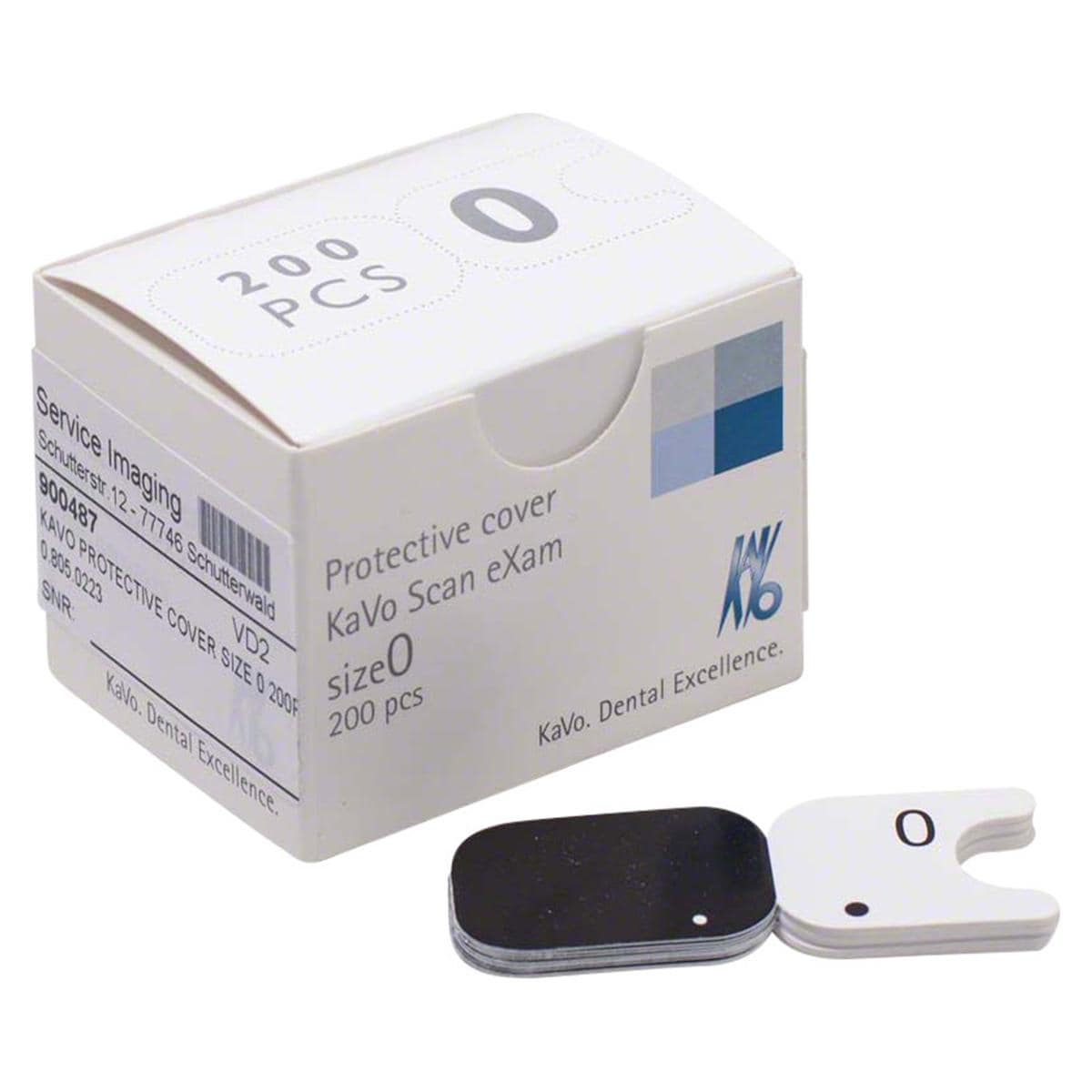 Scan eXam beetbeschermingshoesjes - Size 0, 200 stuks