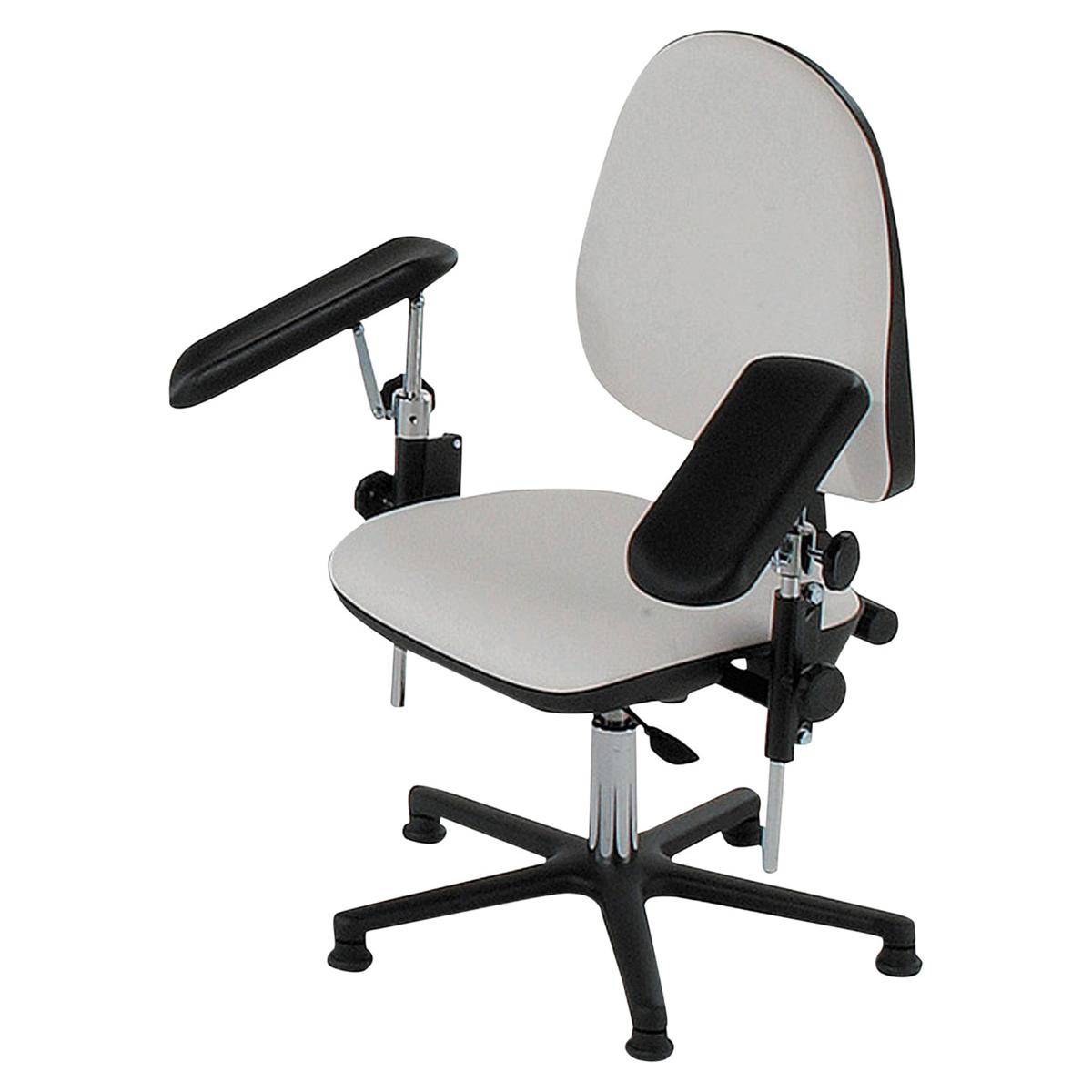 Bloedafnamestoel BS-1000/2000 - BS-1000 zwarte aluminium voet