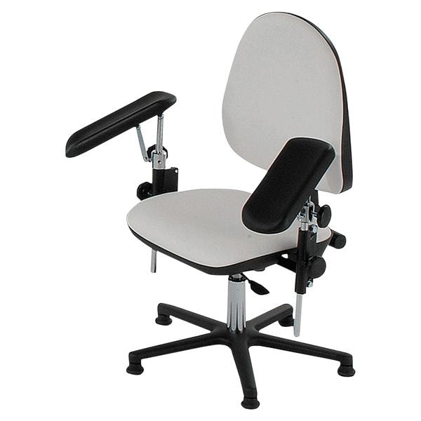 Bloedafnamestoel BS-1000/2000 - BS-1000 zwarte aluminium voet