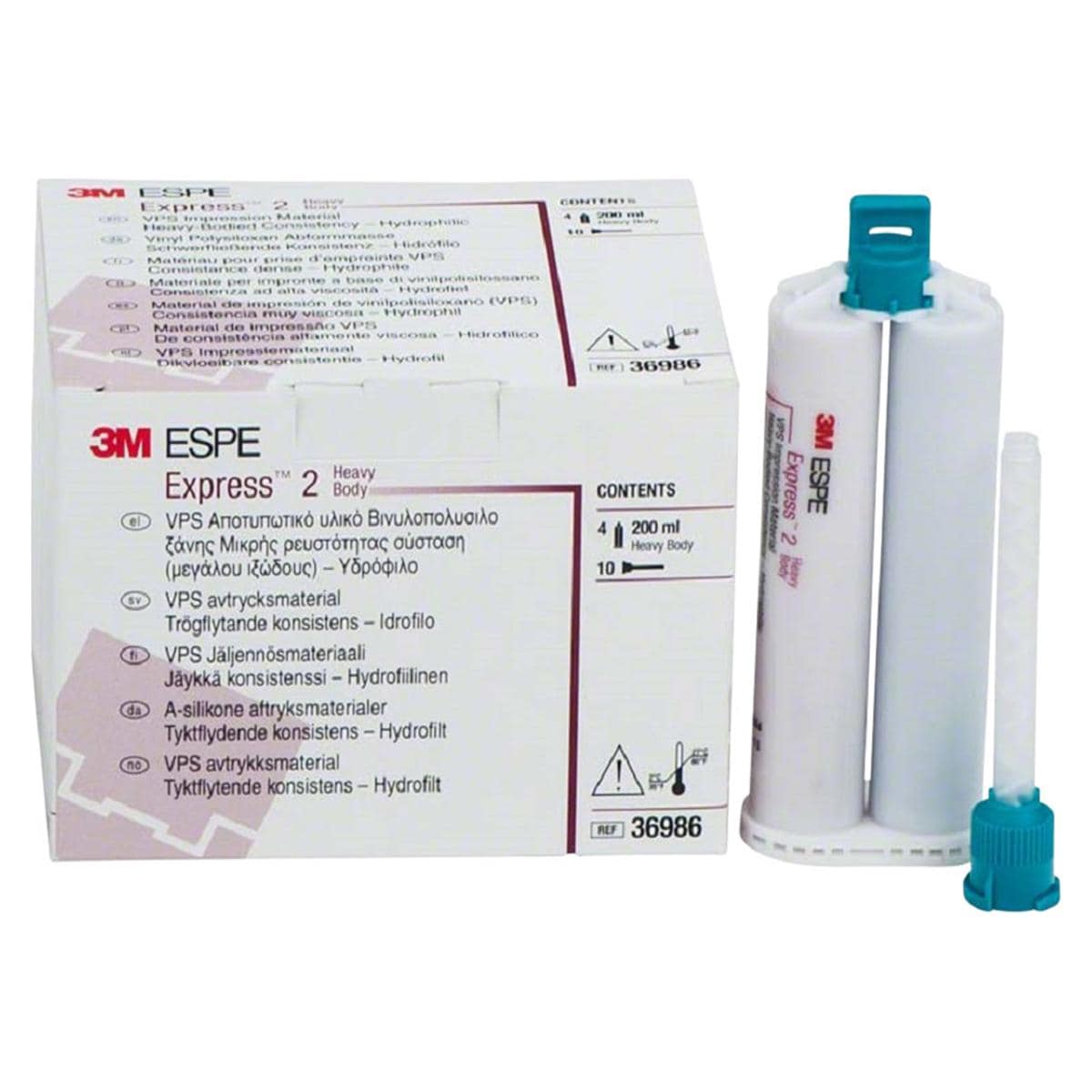 Express 2 Heavy Body - 4x 50 ml en 10 Garant mengtips