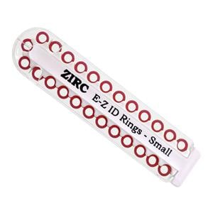 E-Z ID markeringsringen Small  3 mm - enkelverpakking - Rood 70Z100M