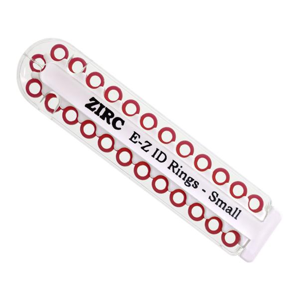 E-Z ID markeringsringen Small  3 mm - enkelverpakking - Rood 70Z100M