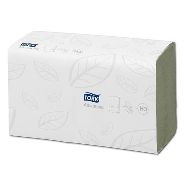 Handdoek Advanced H3 - 25 x 23 cm, Z-fold groen 3750 stuks - 290197