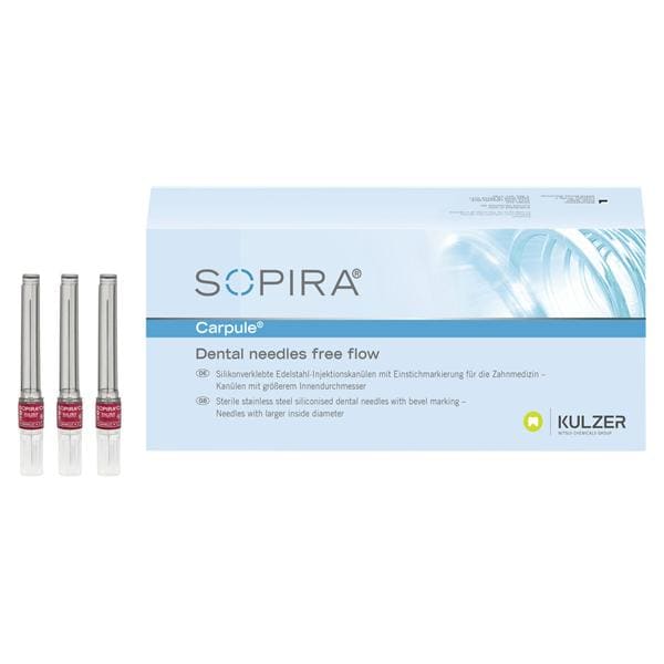 Sopira free flow carpulenaalden - 27G/38mm