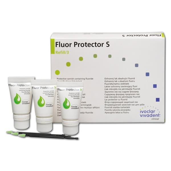 Fluor Protector S - Tubes 3x 7 g en toebehoren