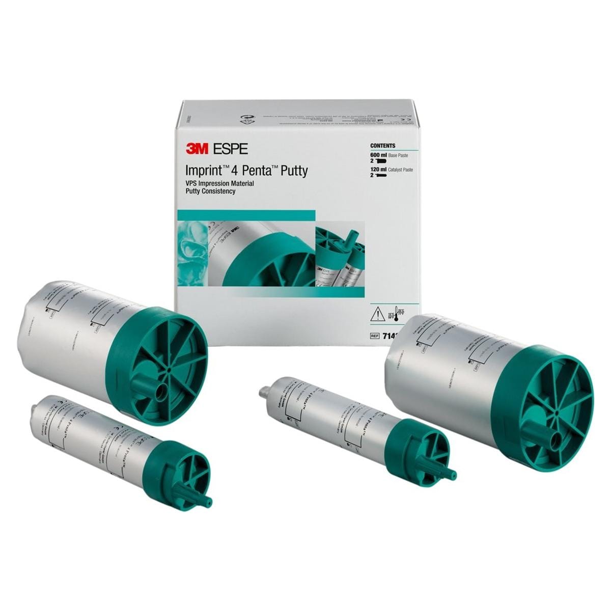 Imprint 4 - Putty - Penta, 2x 300 ml basis en 2x 60 ml katalysator.