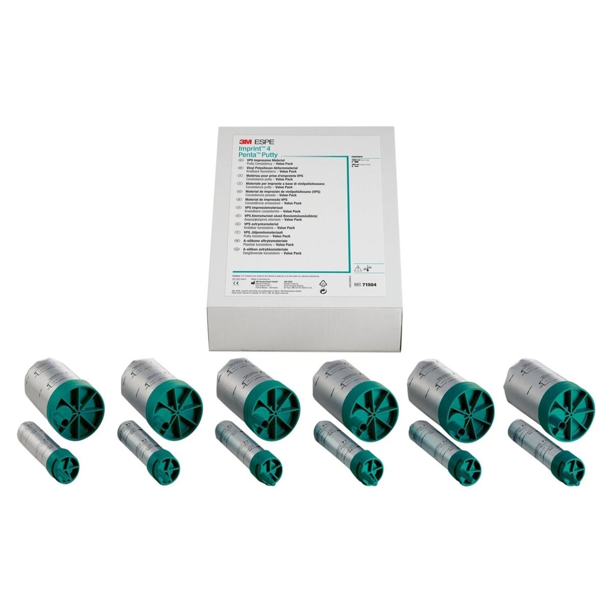 Imprint 4 - Putty - Penta Value Pack, 6x 300 ml basis en 6x 60 ml katalysator.