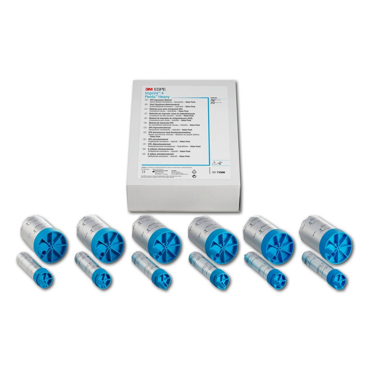 Imprint 4 - Heavy - Penta Value Pack, 6x 300 ml basis en 6x 60 ml katalysator.