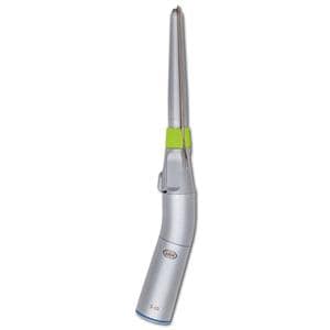 Chirurgisch handstuk zonder licht - S-10, overbrenging 1:1 (blauw), gebogen, schuifknop, externe spray
