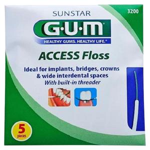 GUM Access Floss - Verpakking, 50x 5 stuks