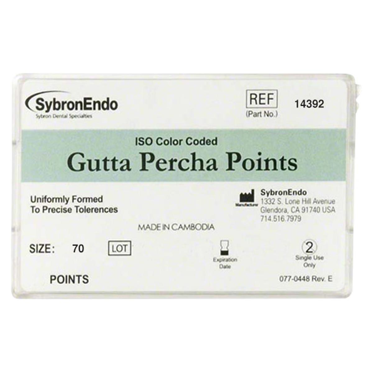 Gutta Percha Points 70, 6x 20 stuks Henry Schein Dental