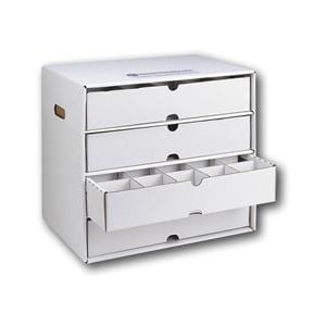 Ortho Model bewaardoos - frontlade - 37809, 1 set bestaat uit 4 dozen met elk 4 lades (totaal 16 lades)