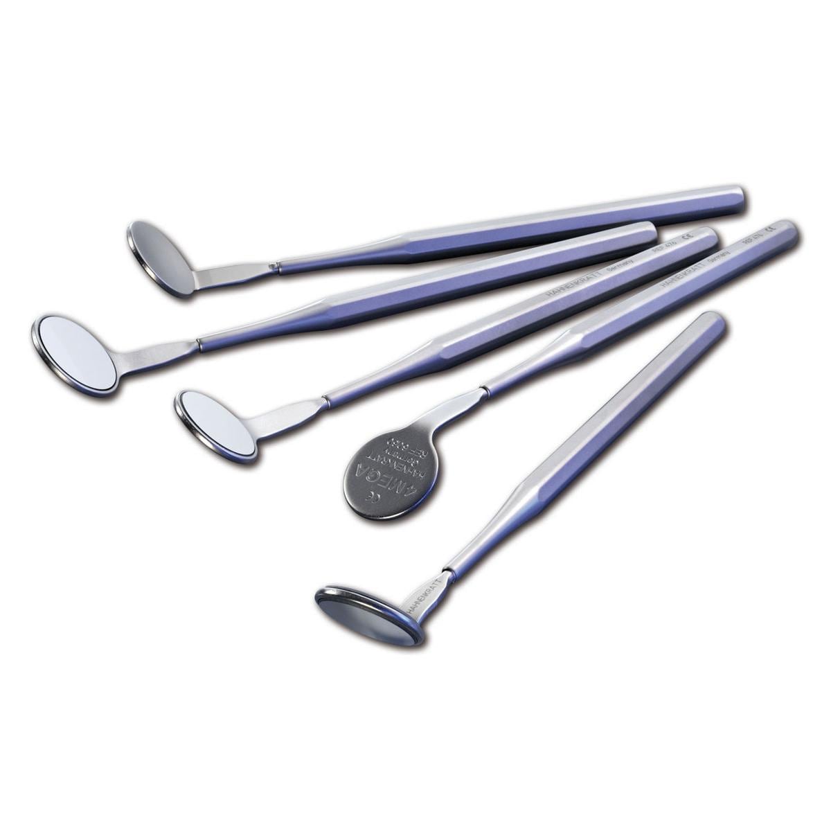 Mondspiegel Mega Duo - Nr. 4 plan, Ø 22 mm, 6 stuks