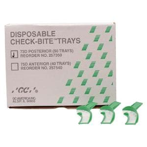 Check-Bite trays posterior - 73D, 50 stuks