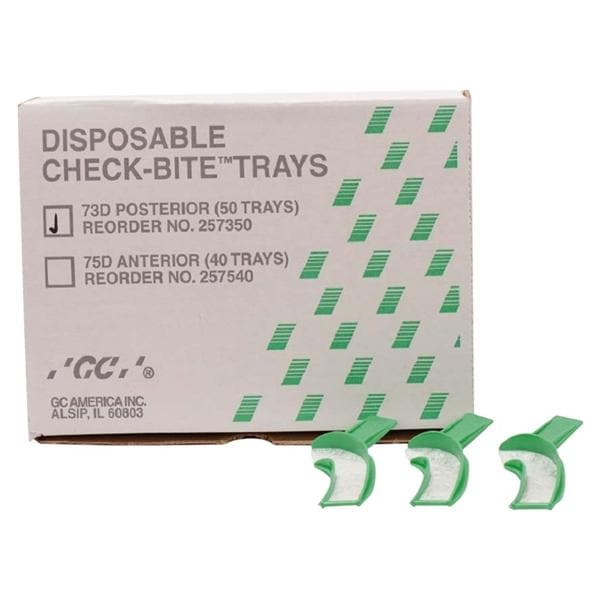 Check-Bite trays posterior - 73D, 50 stuks