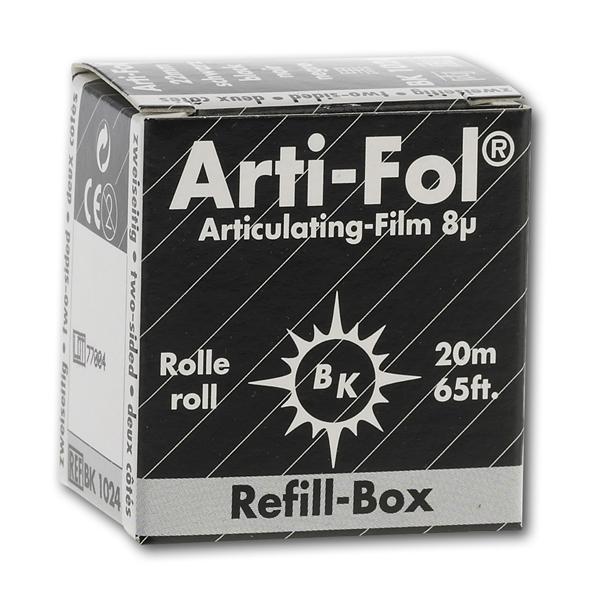 Arti-Fol dubbelzijdig, 8 micron - navulling - BK1024, zwart