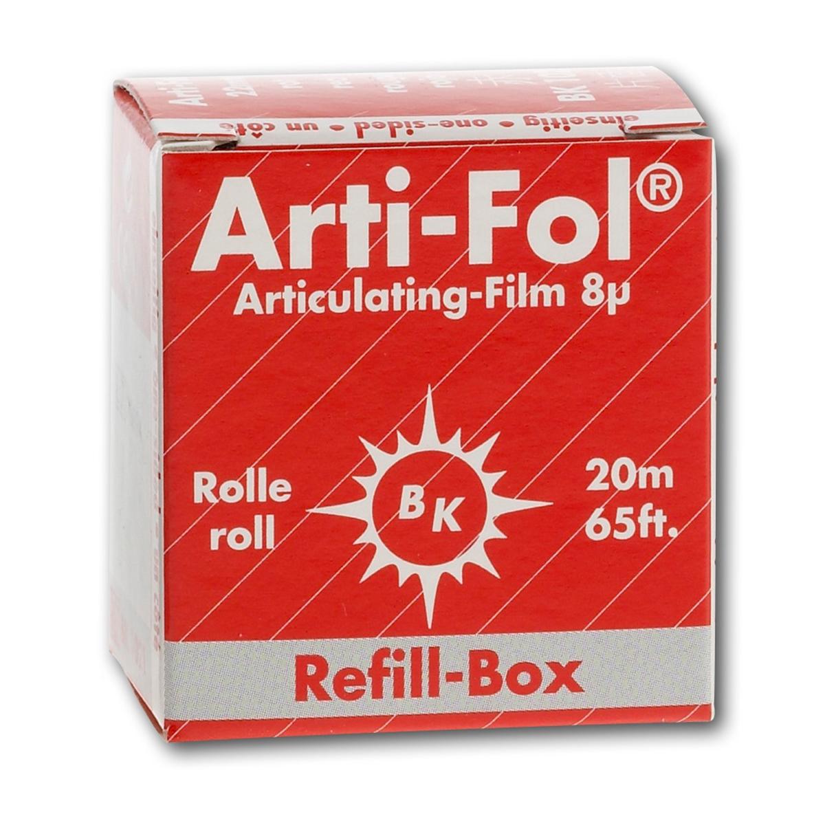 Arti-Fol enkelzijdig, 8 micron - navulling - BK1021, rood