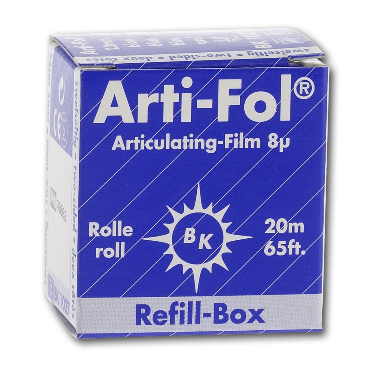 Arti-Fol enkelzijdig, 8 micron - navulling - BK1023, blauw