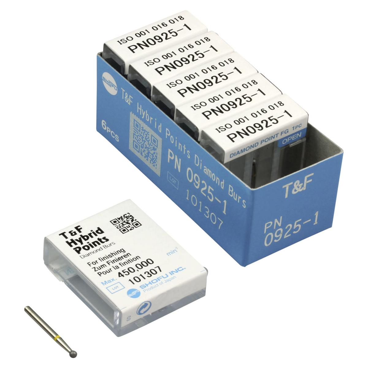 T&F Hybrid Points diamant - 0925-1 - 7006, 6 stuks