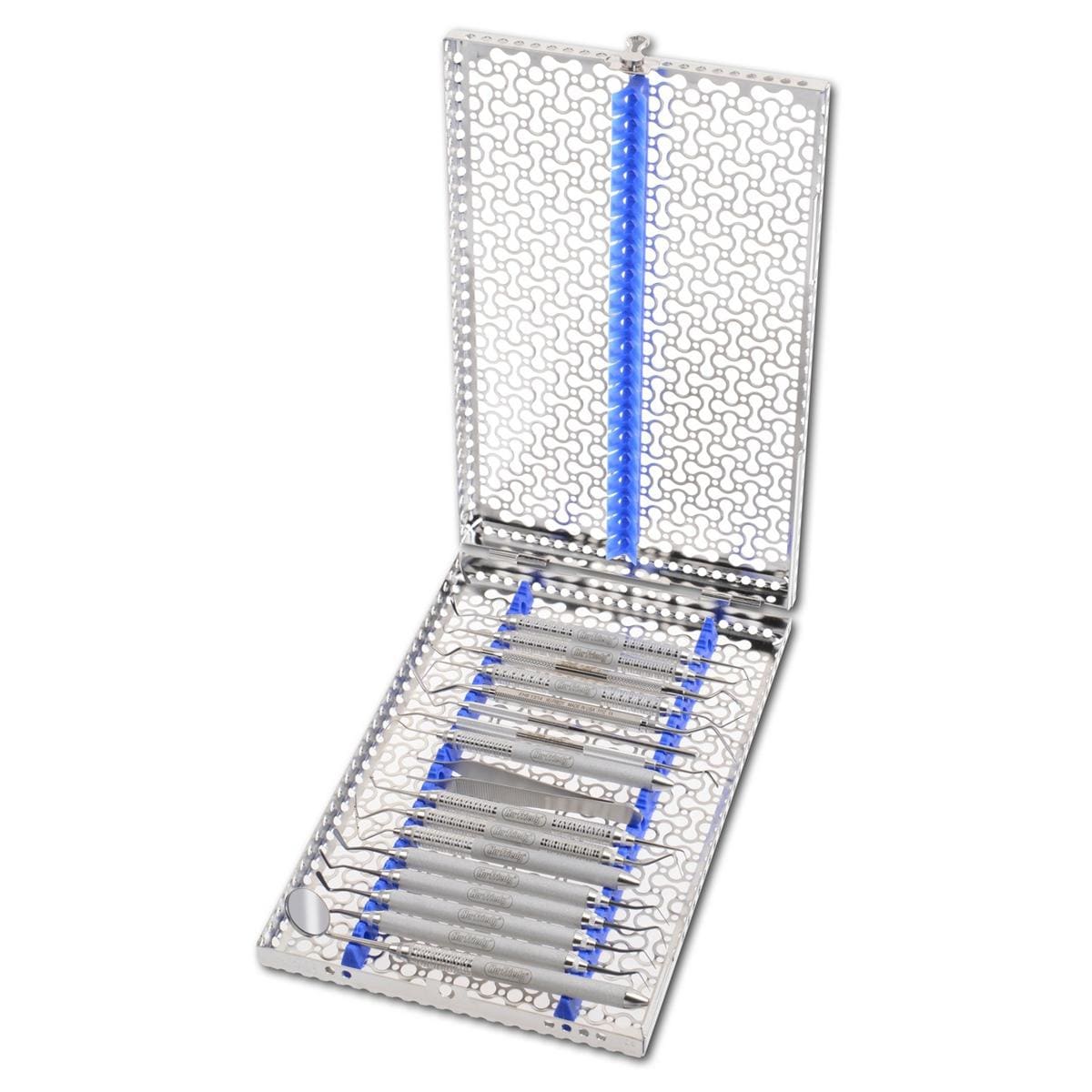 IMS Infinity DIN Cassette voor 20 instrumenten - Blauw IMEDIN208