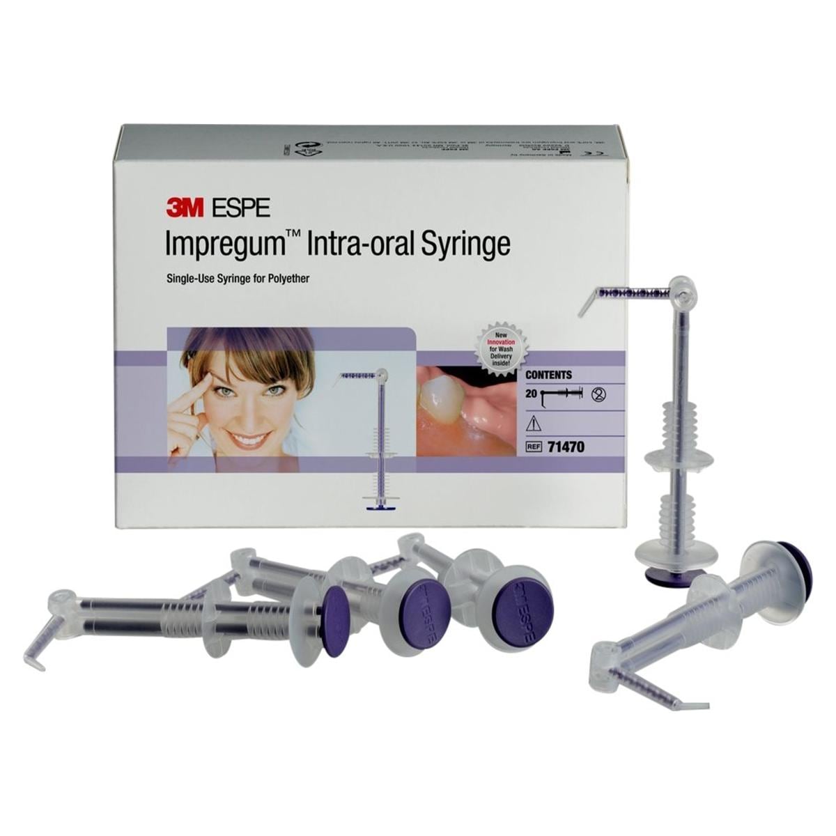 Impregum Intra-Oral Syringe - Paars (voor Impregum Polyether), 20 stuks