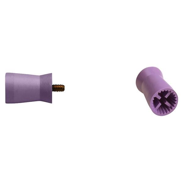 Prophy Cup Traditional Web - Soft, paars Screw type