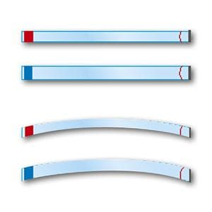 Hawe Stopstrip - Nr. 650, bevat elk 75 gebogen stopstrips.