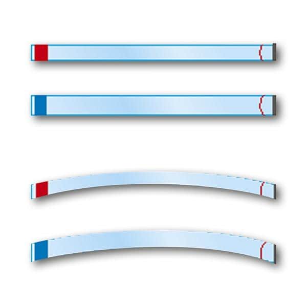 Hawe Stopstrip - Nr. 650, bevat elk 75 gebogen stopstrips.