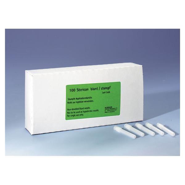 Sterican stompe naalden - Groen 21G, 0,8 x 22 mm - 100 stuks