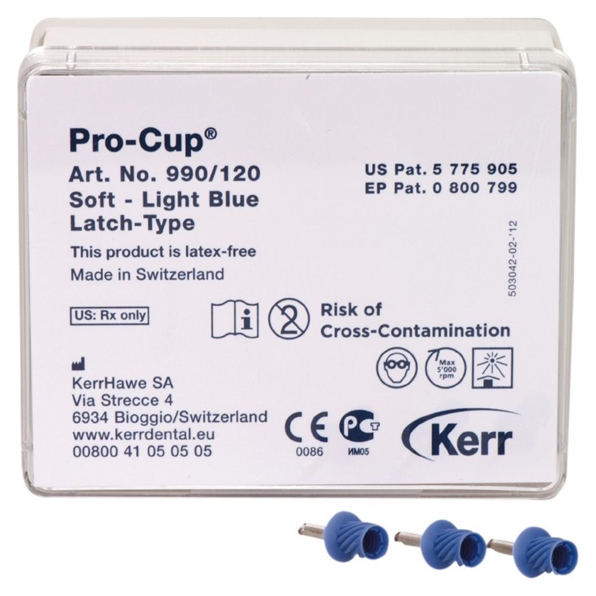 Pro-Cup, Latch type RA - 990 ribbed, zacht, RA - 120 stuks
