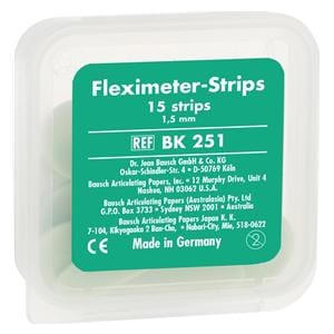 Fleximeter Strips - BK 251, 1,5 mm, groen