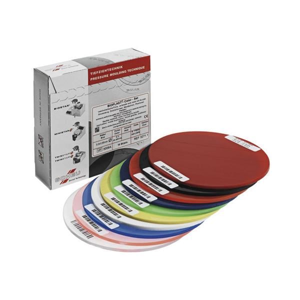 Bioplast Color,  125 mm - Set - Verpakking, 10 stuks