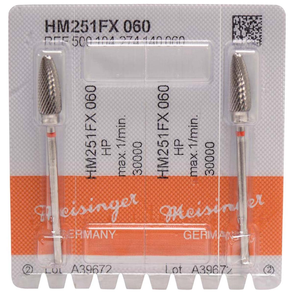 251FX met kruisvertanding fijn - ISO 060, 2 stuks