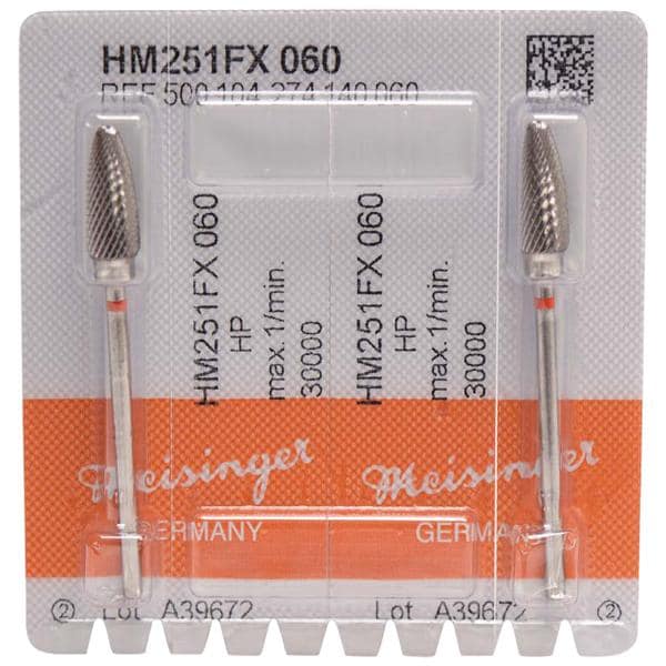251FX met kruisvertanding fijn - ISO 060, 2 stuks