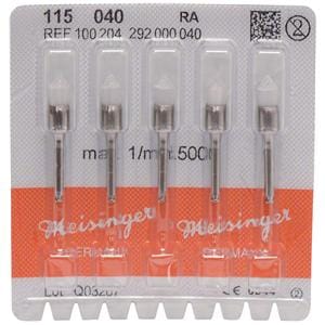 Polijstborstel nylon - 115, spits ISO 040 - 5 stuks