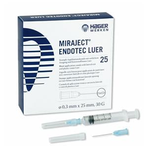 Miraject Endotec Luer - 30G, � 0,3 mm x 25 mm