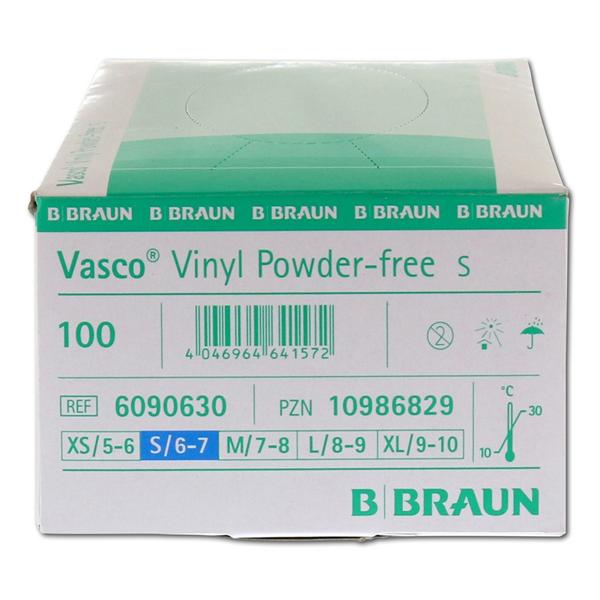 Vasco vinyl handschoen - S per 100 stuks