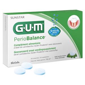 GUM PerioBalance zuigtabletten - Verpakking, 10x 30 stuks