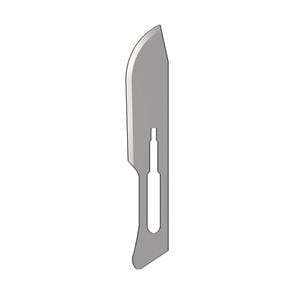 Scalpelmesjes Carbon steriel - figuur 10, 100 stuks