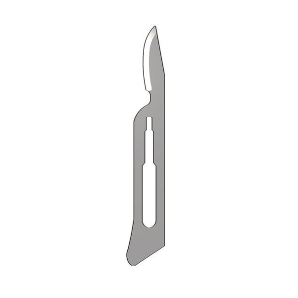 Scalpelmesjes Carbon steriel - figuur 15C, 100 stuks
