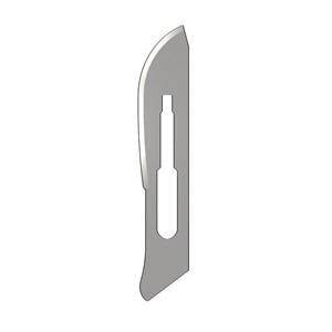 Scalpelmesjes Carbon steriel - figuur 20, 100 stuks