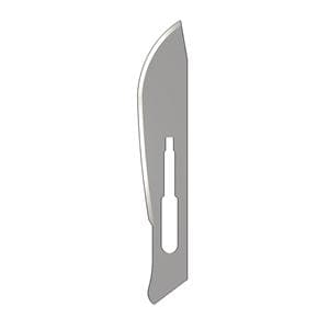 Scalpelmesjes Carbon steriel - figuur 22, 100 stuks