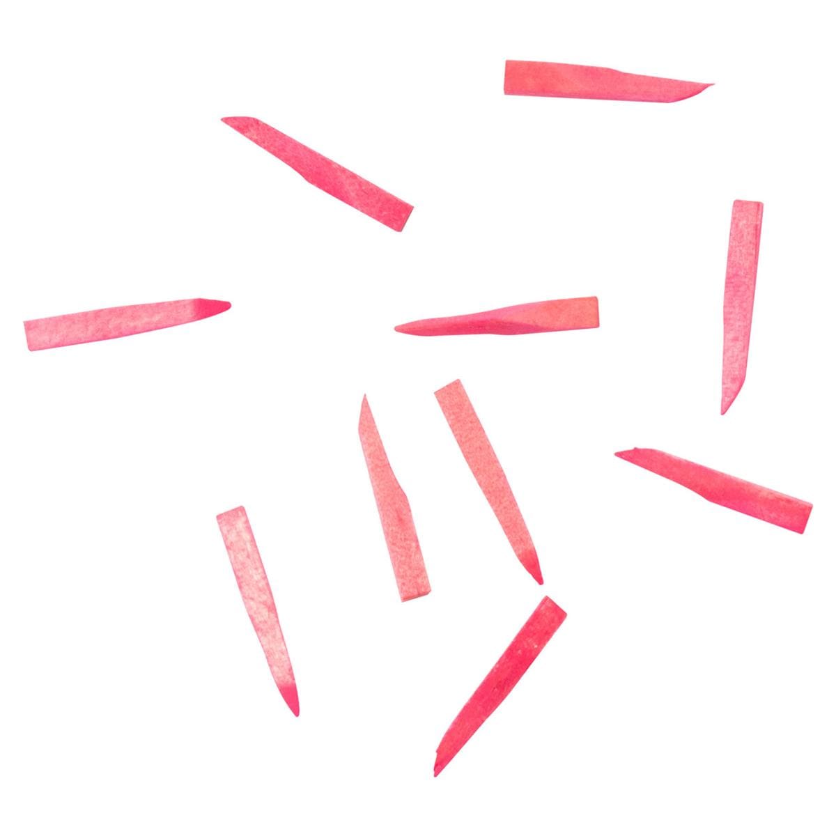 Wiggen Ahorn hout - Maat 2, roze - 100 stuks