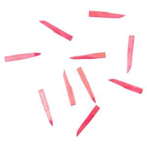 Wiggen Ahorn hout - Maat 2, roze - 100 stuks