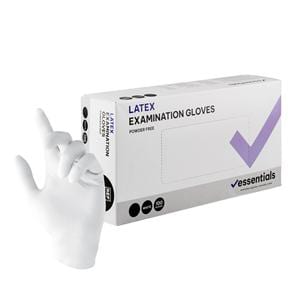 Latex Examination Gloves Powder Free - XS, 100 stuks
