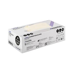 Latex Examination Gloves Powder Free - M, 100 stuks